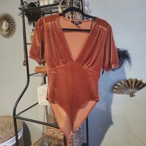 XXI Velvet Rust Bodysuit